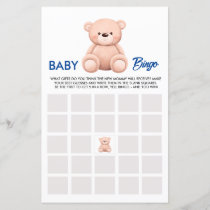 Custom Baby Bingo | Baby Boy Shower Games