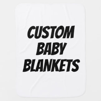 Custom Baby Blanket Blank Template