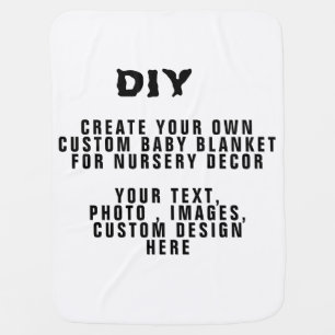 Custom Baby Blanket - Personalized Nursery Name