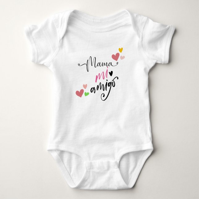 "Custom Baby Bodysuit – Soft & Comfortable Organic (Front)