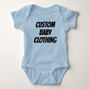 Custom Baby Bodysuits Blank Template