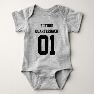 Custom Baby Boy Football Jersey Bodysuit