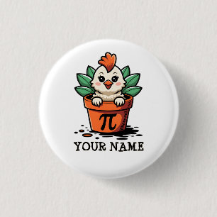  Custom baby chicken pot pie pi day Button
