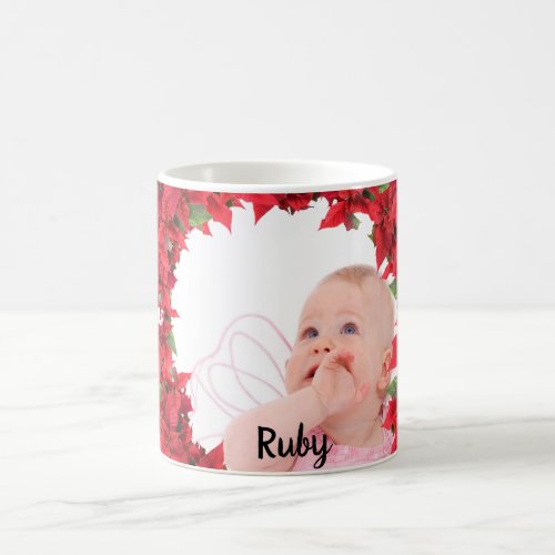 Custom Baby Child Photo Christmas Coffee Mug