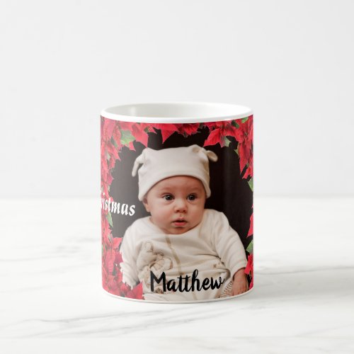 Custom Baby Child Photo Christmas Coffee Mug