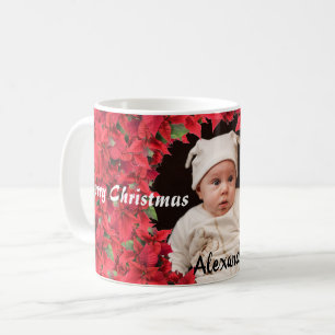 Custom Baby/ Child Photo Christmas Coffee Mug