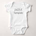 Custom Baby Cotton Bodysuit Creeper Blank at Zazzle