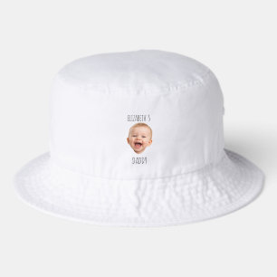 Custom Baby Face Baby Laugh Photo Bucket Hat