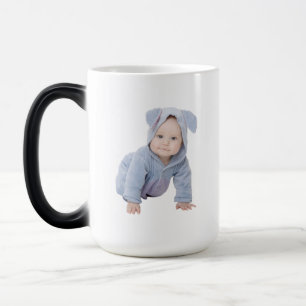 Custom Baby Face Child Baby Picture Christmas Gift Color Morph Mug