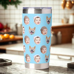 Custom Baby Face, Custom Family 3 Photos Insulated Tumbler<br><div class="desc">Custom Baby Face,  Custom Family 3 Photos</div>