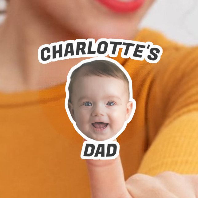 Custom Baby Face, Custom New Dad Sticker (Creator Uploaded)