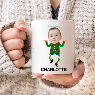 Custom Baby Face Elf Coffee Mug