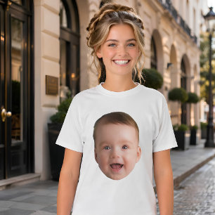Custom Baby Face, Funny custom photo T-Shirt