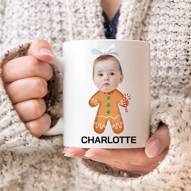 Custom Baby Face Gingerbread Coffee Mug (Creator Uploaded)