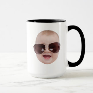 Custom Baby Face Grandpa Gift Dad Birthday Gift Mug