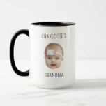 Custom Baby Face Mothers Day Christmas Grandchild Mug<br><div class="desc">Custom Baby Face Mothers Day Christmas Grandchild</div>