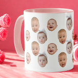 Custom Baby Face Mug Baby 3 Photos<br><div class="desc">Custom Baby Face Mug Baby 3 Photos, Replace the face with your favorite photo (make sure to crop as much to the face as possible and use an app to remove the background) and personalize this funny mug with your kid, husband, pet or boyfriend on it! Also a fun and...</div>