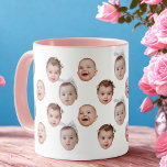 Custom Baby Face Mug Baby 3 Photos<br><div class="desc">Custom Baby Face Mug Baby 3 Photos, Replace the face with your favorite photo (make sure to crop as much to the face as possible and use an app to remove the background) and personalize this funny mug with your kid, husband, pet or boyfriend on it! Also a fun and...</div>