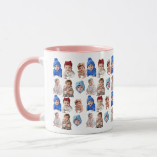 Custom Baby Face Mug Baby 4 Photos MUGS
