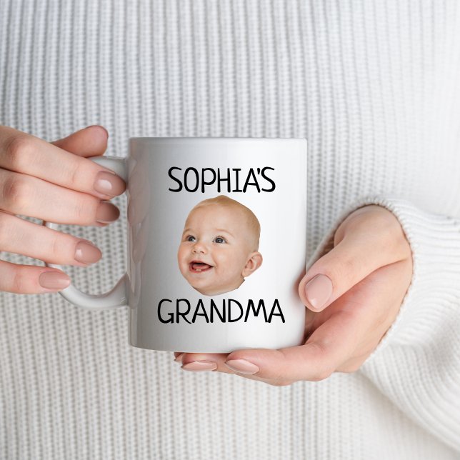 Custom Baby Face Mug, Baby Photo Coffee Mug (Creator Uploaded)
