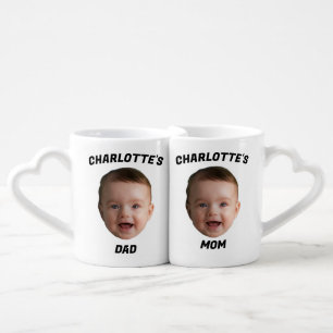 Custom Baby Face Mug, Custom New Dad Mug