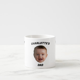Custom Baby Face Mug, Custom New Dad Mug
