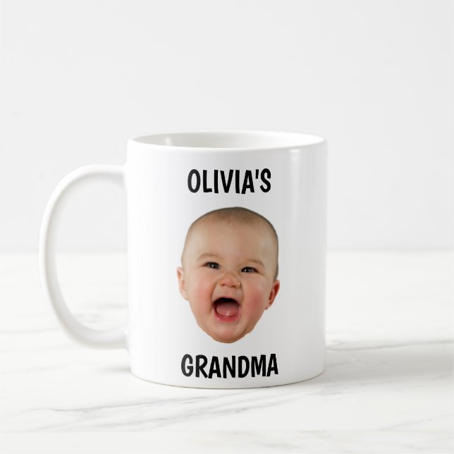 Custom Baby Face Mug Funny (Left)