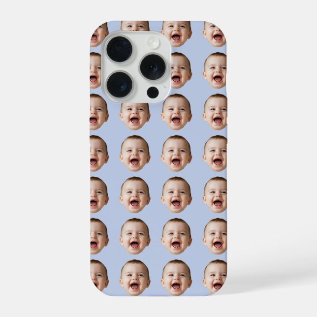 Custom Baby Face Personalized iPhone Case (Back)
