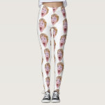 Custom Baby Face Photo Leggings<br><div class="desc">Custom Baby Face Photo Santa Hat Christmas Leggings</div>
