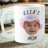 Custom Baby Face Photo Mom Gift