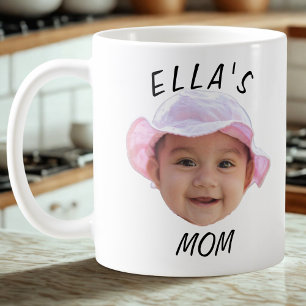 Custom Baby Face Photo Mom Gift Coffee Mug