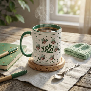 Custom Baby Face Photo Mug Gift for Dad