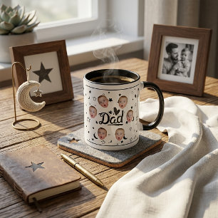 Custom Baby Face Photo Mug Gift for Dad