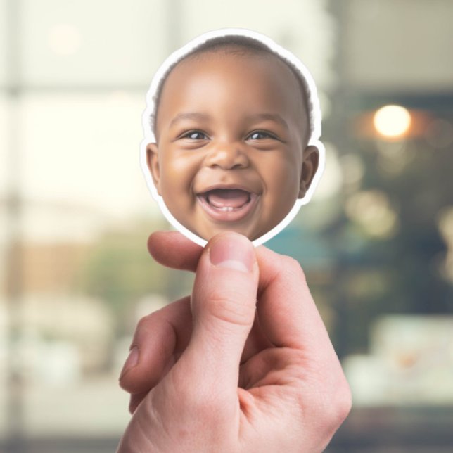 Custom Baby Face Sticker – Personalized Photo (Creator Uploaded)