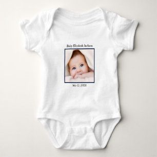 Custom Baby Family Photo Personalize Bodysuit