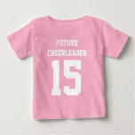 Custom Baby Girl Football Jersey Bodysuit