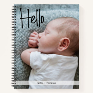 Custom Baby Journal with Photo and name