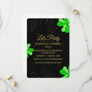 Custom Baby Let's Party Invitation Card PDF PNG, S