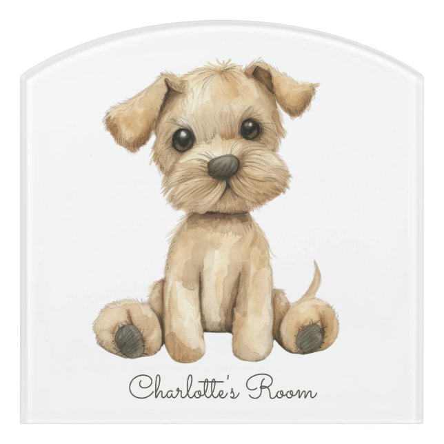 Custom Baby Lion Safari Animal Door Sign (Contour Front)