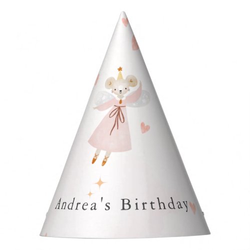 Custom Baby Mouse Baby Birthday Paper Hat