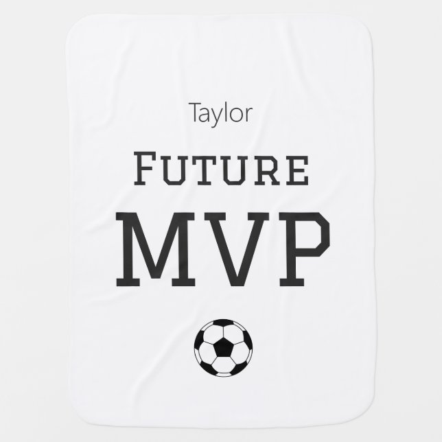 Custom Baby Name Future MVP Blanket (Front)