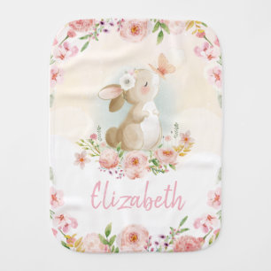 Custom baby name Nursery  Burp Cloth