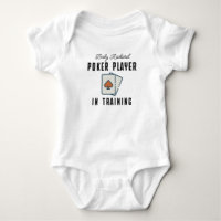 Custom  Baby Name Poker Player in Training
