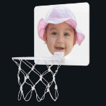 Custom Baby Photo, Baby Photo Face Mini Basketball Hoop<br><div class="desc">Custom Baby Photo Face</div>