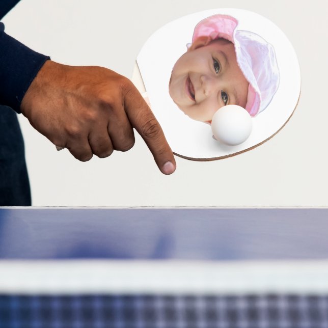Custom Baby Photo, Baby Photo Face Ping Pong Paddle (Insitu)