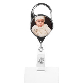 Custom Baby Photo Badge Holder