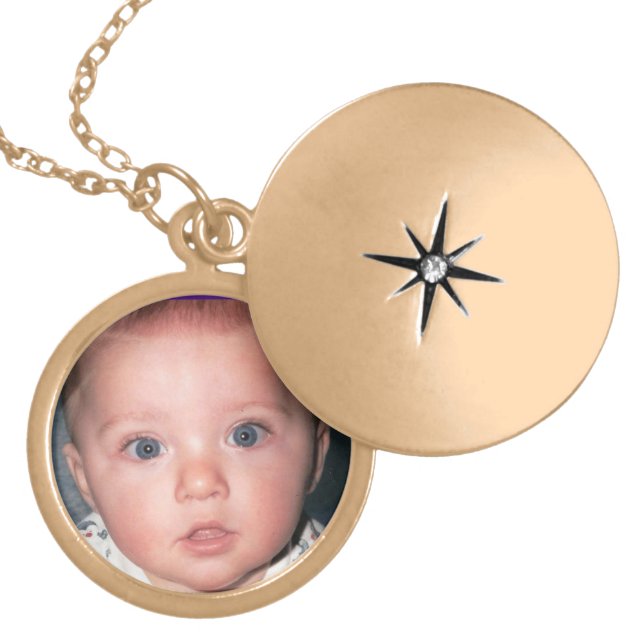 Custom Baby Photo Locket (Front)