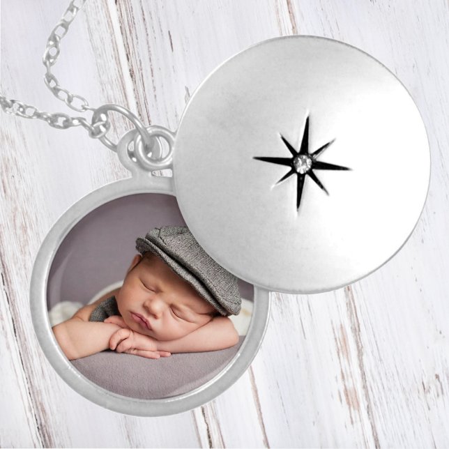 Custom Baby Photo Locket Necklace (Creator Uploaded)