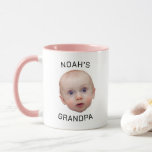 Custom Baby Photo Mug | Custom Baby Face mug<br><div class="desc">Custom Baby Face Coffee Mug, Replace the face of this baby with your favorite photo (make sure to crop as much to the face as possible and use an app to remove the background) and personalize this funny mug with your kid, husband, or boyfriend on it! Also a fun and...</div>