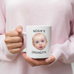 Custom Baby Photo Mug | Custom Baby Face mug<br><div class="desc">Custom Baby Face Coffee Mug, Replace the face of this baby with your favorite photo (make sure to crop as much to the face as possible and use an app to remove the background) and personalize this funny mug with your kid, husband, or boyfriend on it! Also a fun and...</div>